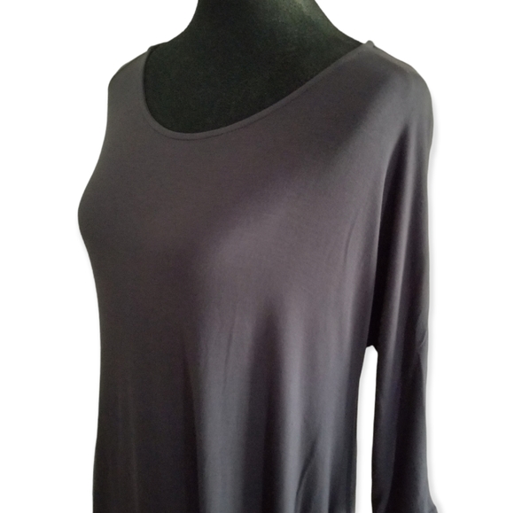 NWT Umgee scoop neck 3/4 sleeve swing dress - Picture 1 of 6